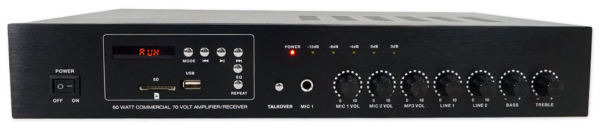 Single Zone Commercial 60W Amplifier