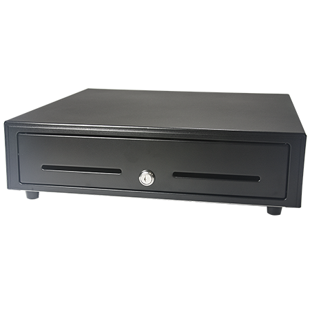 Black 16'' Cash Drawer with Interface Cable-0