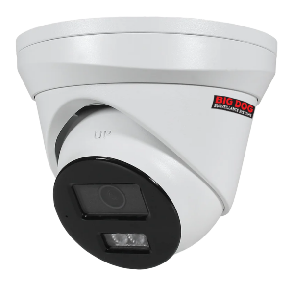 IP Radiant 4MP 2K Color 24/7 Turret Surveillance Camera