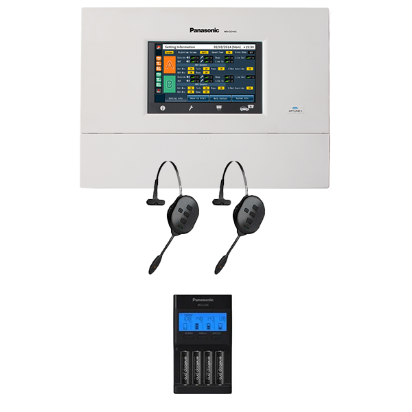 Panasonic Attune II 458 - 2 Headset Drive-Thru Headset System