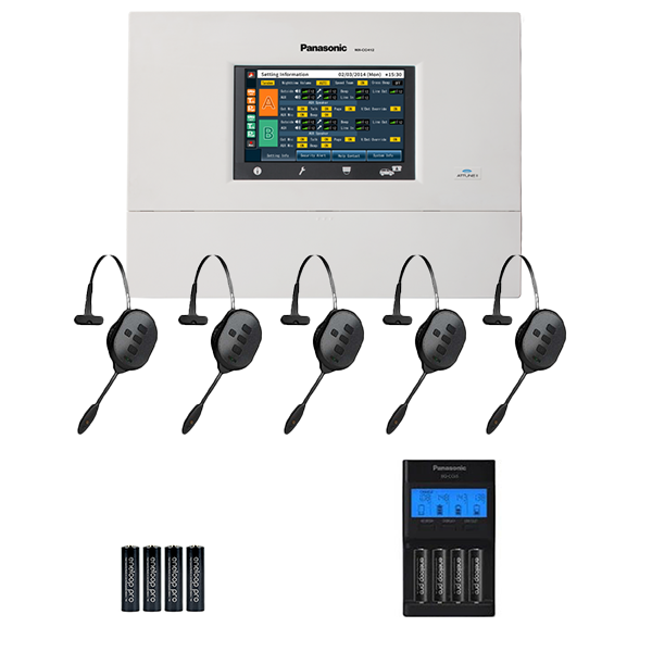 Panasonic Attune II 458 - 5 Headset Drive-Thru System